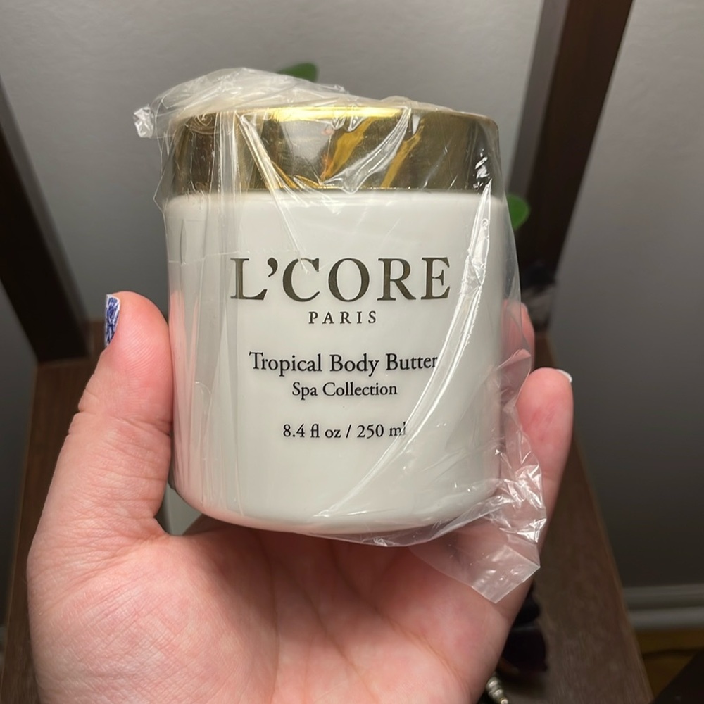 NEW💥L’CORE PARIS💥Tropical body butter >> spa collection >> 8.4oz/250 ml